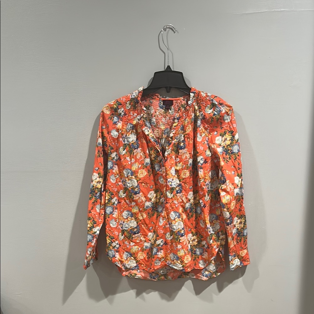 Floral Orange Women's Top